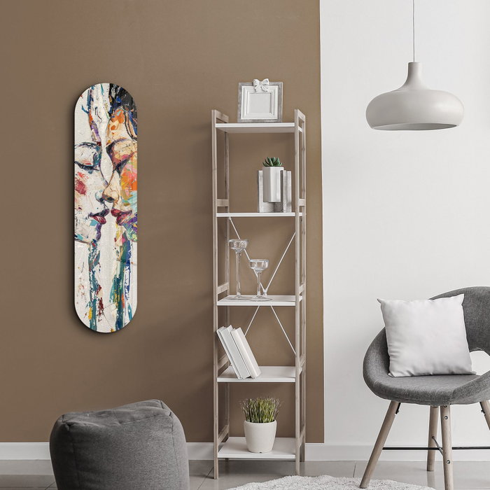 Wallity Pintura Decorativa de Vidrio Templado Two Girls